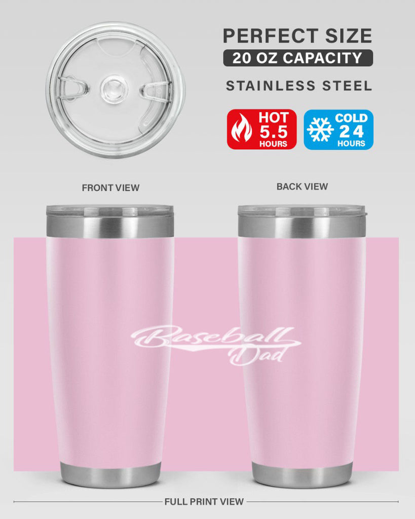baseball dadk 49#- dad- Tumbler