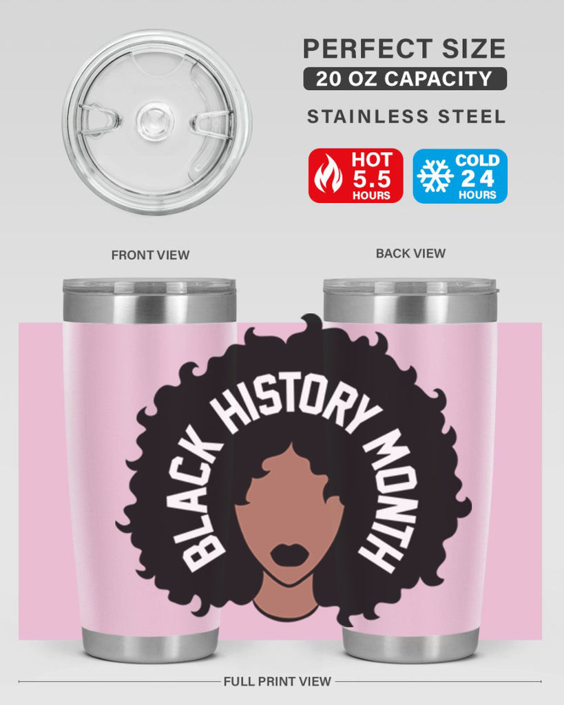 black history month afro woman 239#- black words phrases- Cotton Tank