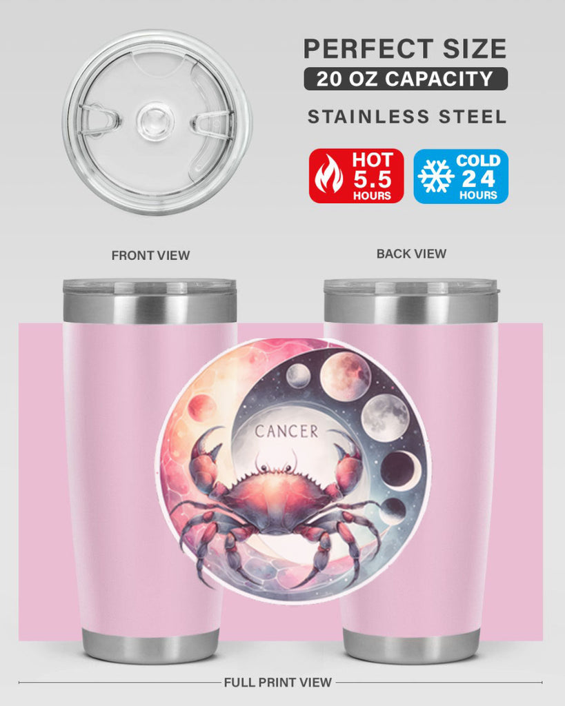 cancer 166#- zodiac- Tumbler