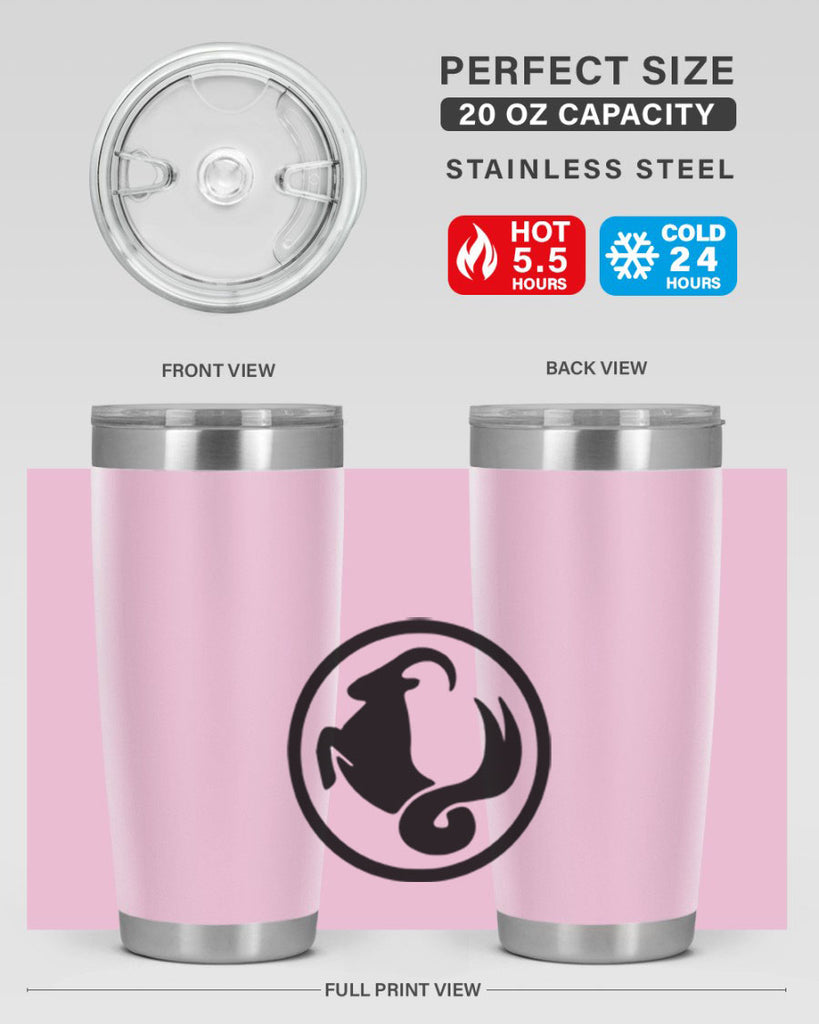 capricorn 203#- zodiac- Tumbler