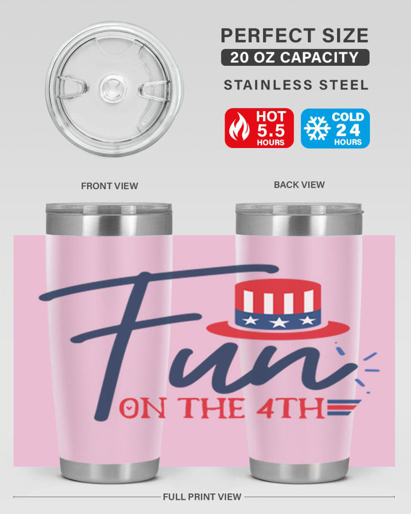 fun on the th Style 18#- Fourt Of July- Tumbler