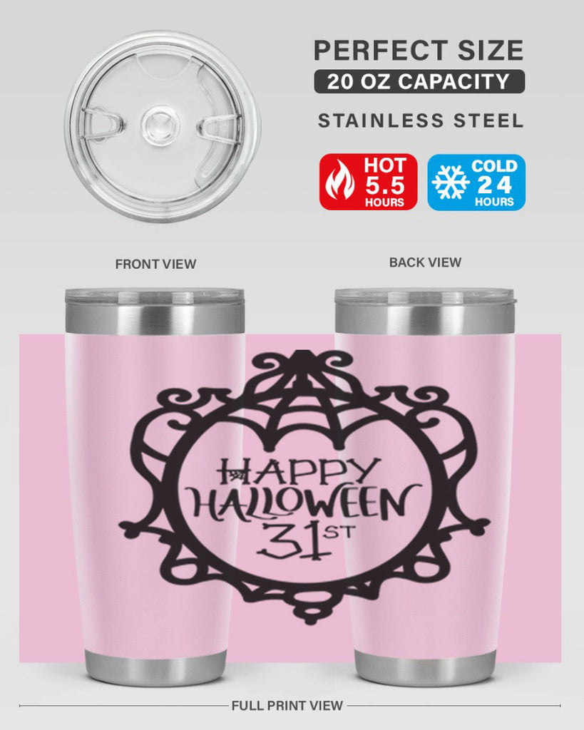 happy halloween st 64#- halloween- Tumbler