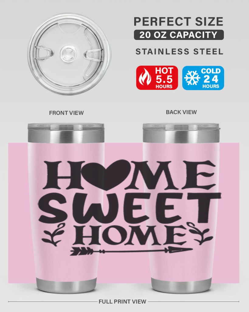 home sweet home 27#- home- Tumbler