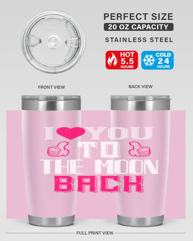 ilove you to the moon beach 49#- valentines day- Tumbler