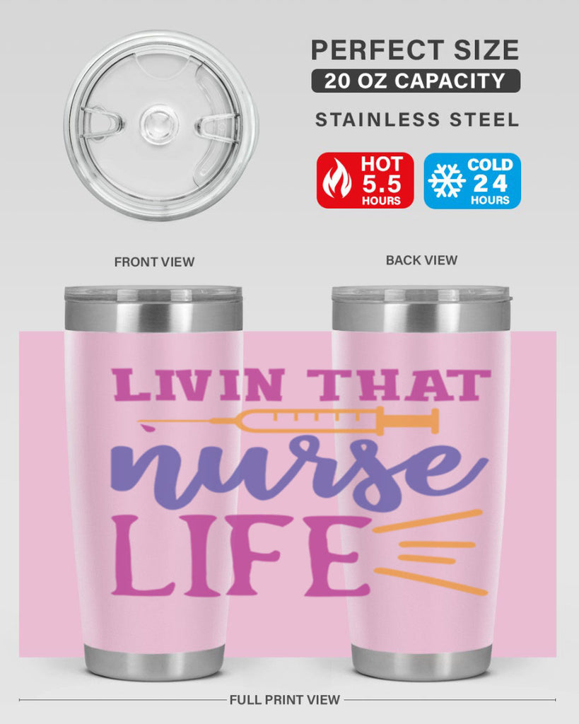 livin that nurse life Style Style 138#- nurse- tumbler