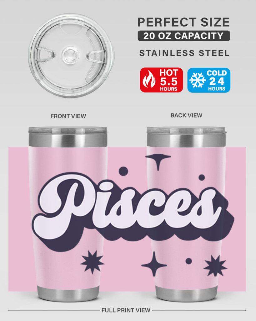 pisces 354#- zodiac- Tumbler