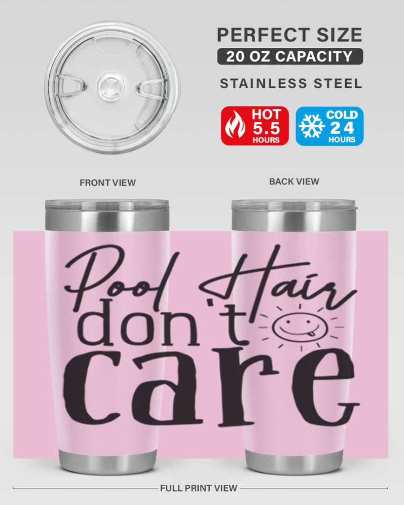 pool hair dont care Style 81#- summer- Tumbler