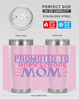 promoted to homeschool mom Style 49#- corona virus- Tumbler