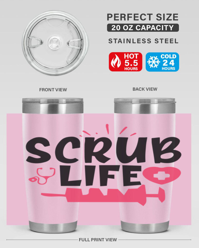 scrub life Style Style 44#- nurse- tumbler