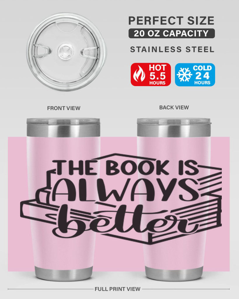 the book is always better 27#- reading- Tumbler