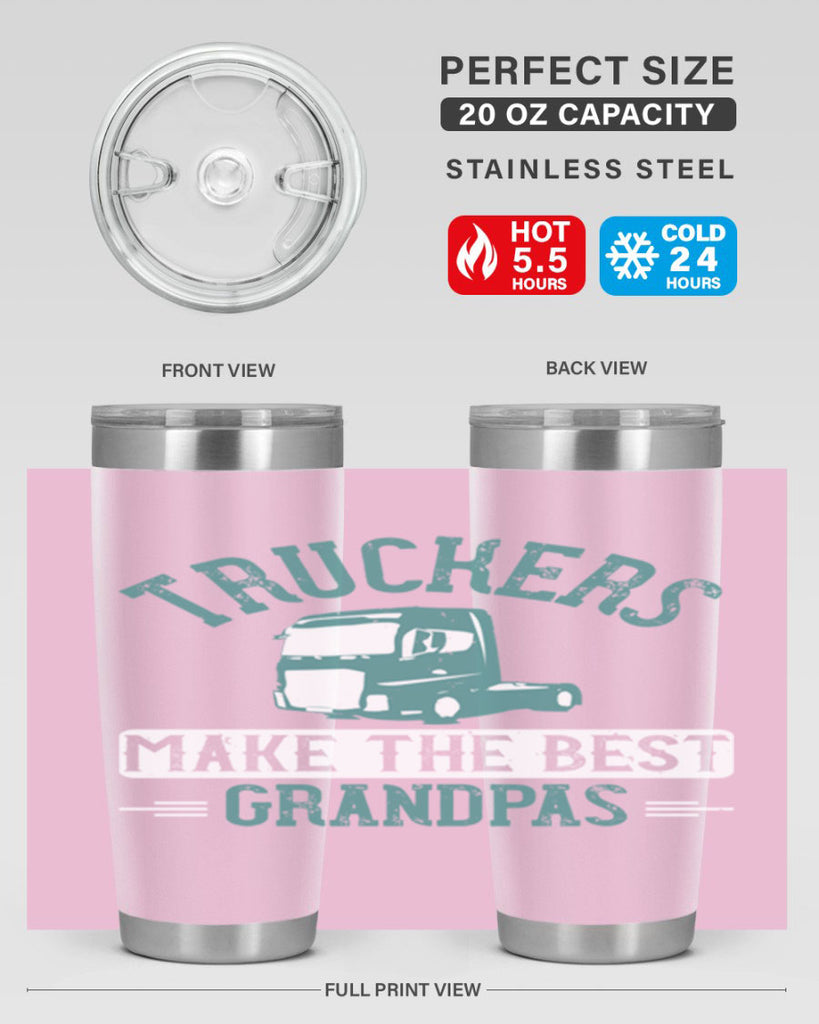 truckers make the best grandpas Style 12#- truck driver- tumbler