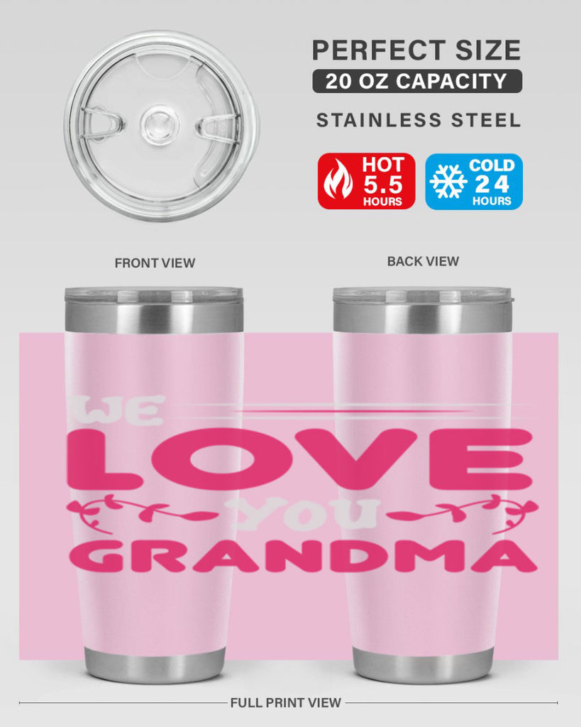 we love you grandma 27#- mom- Tumbler