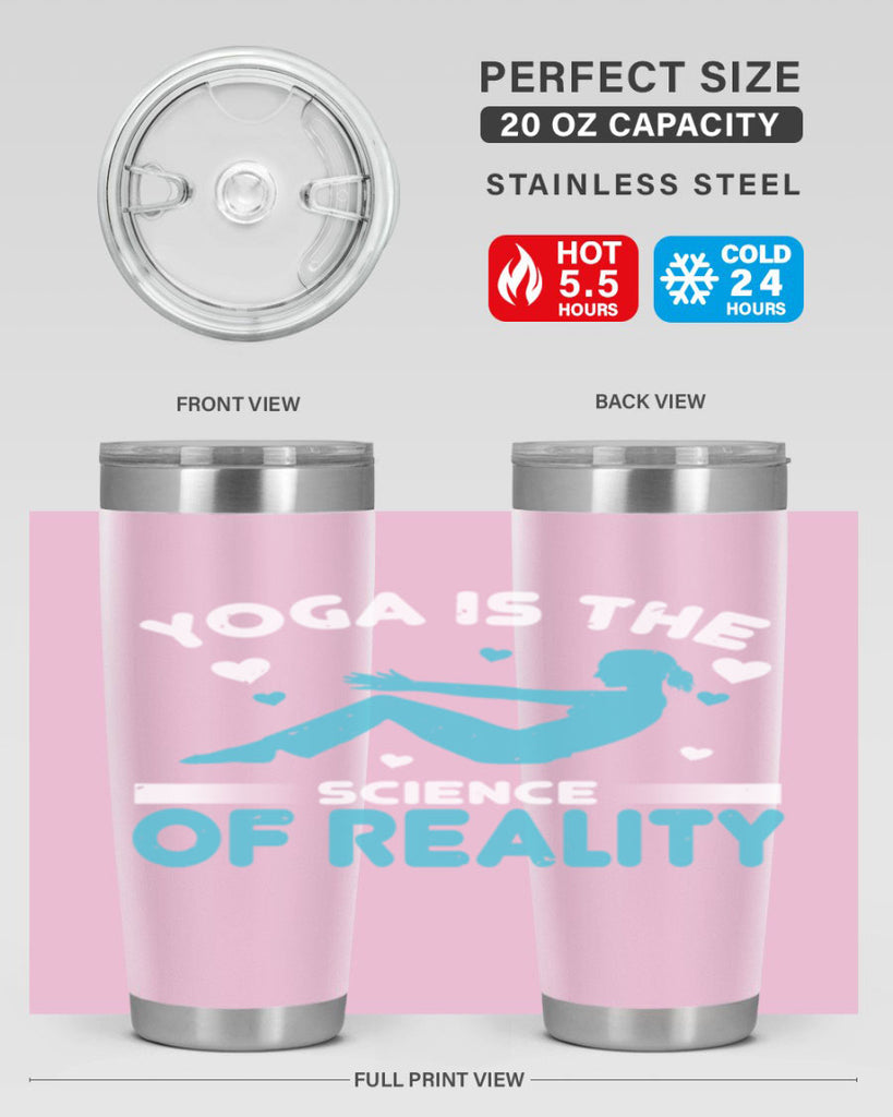 yoga is the science of reality 16#- yoga- Tumbler