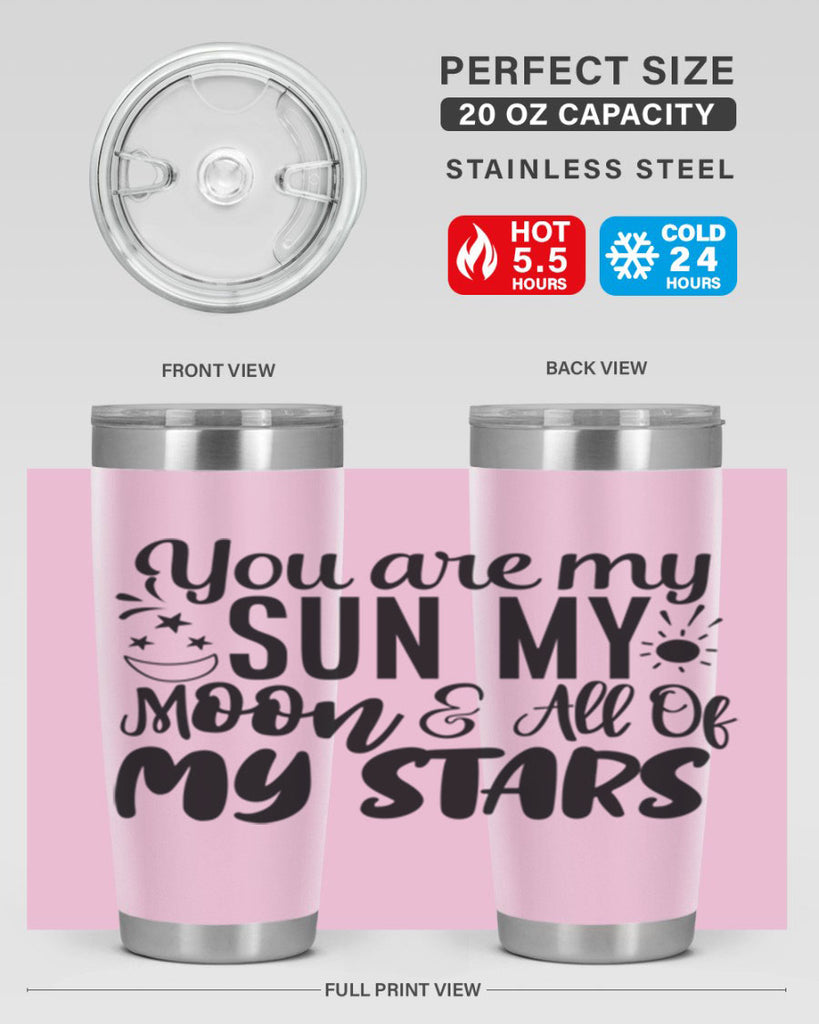 you are my sun my moon all of my stars 4#- family- Tumbler