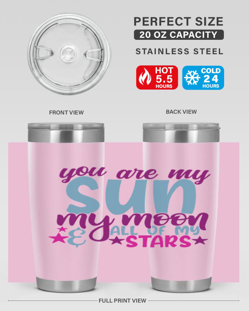 you are my sun my moon all of my stars 6#- family- Tumbler