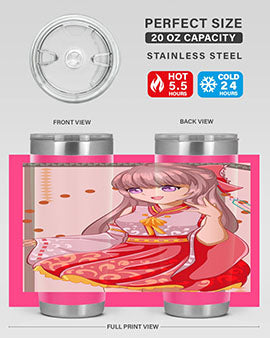 A beautiful and happy girl with kimono 104#- anime- Tumbler