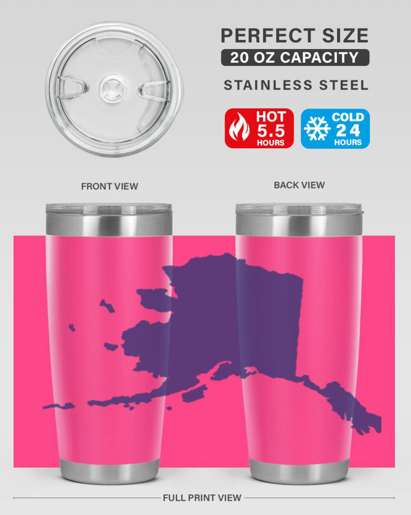 Alaska 49#- stateflags- Tumbler