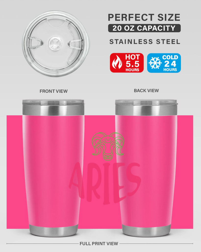 Aries 101#- zodiac- Tumbler