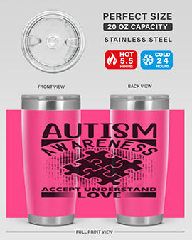 Autism awareness Style 43#- autism- Tumbler