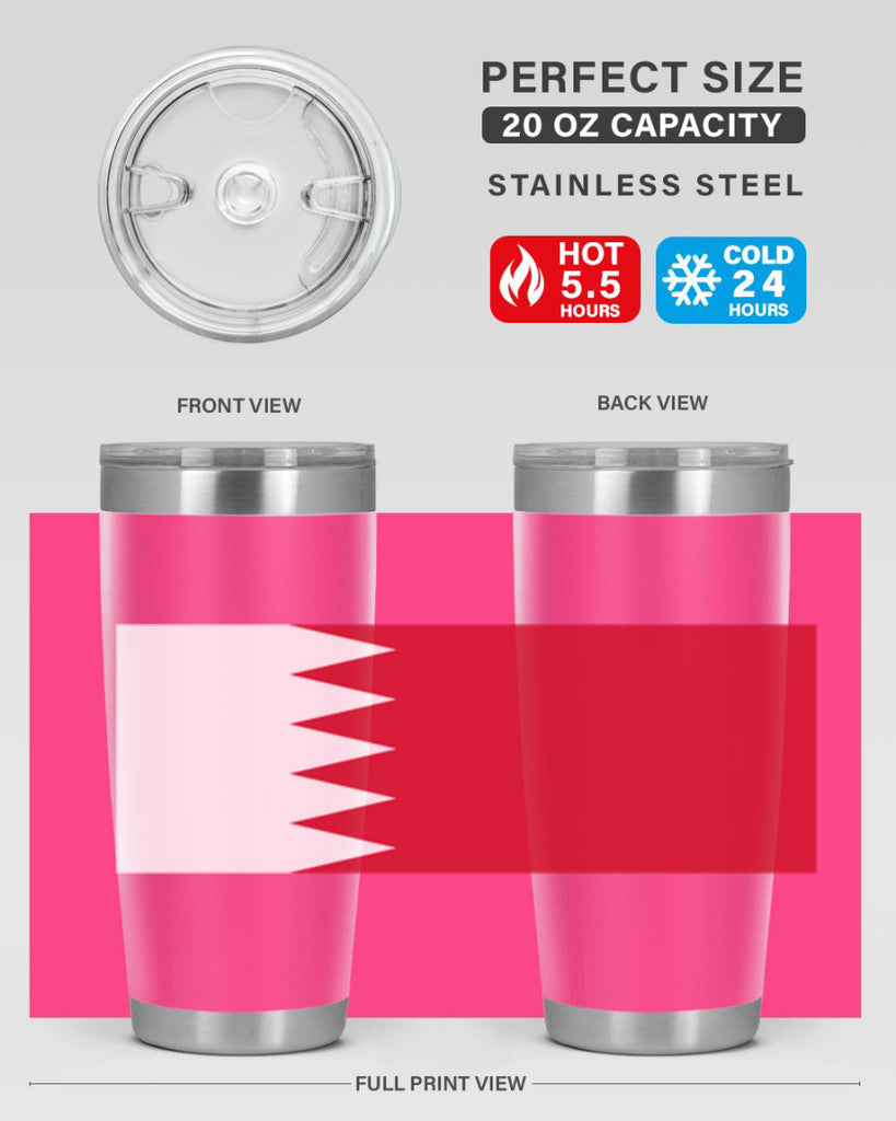 Bahrain 185#- world flags- Tumbler