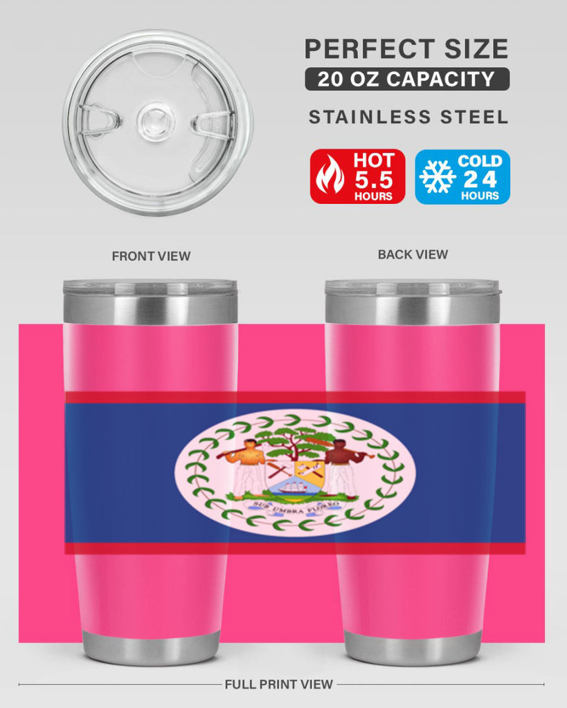 Belize 180#- world flags- Tumbler
