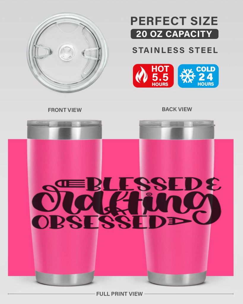 Blessed Crafting Obsessed 47#- crafting- Tumbler