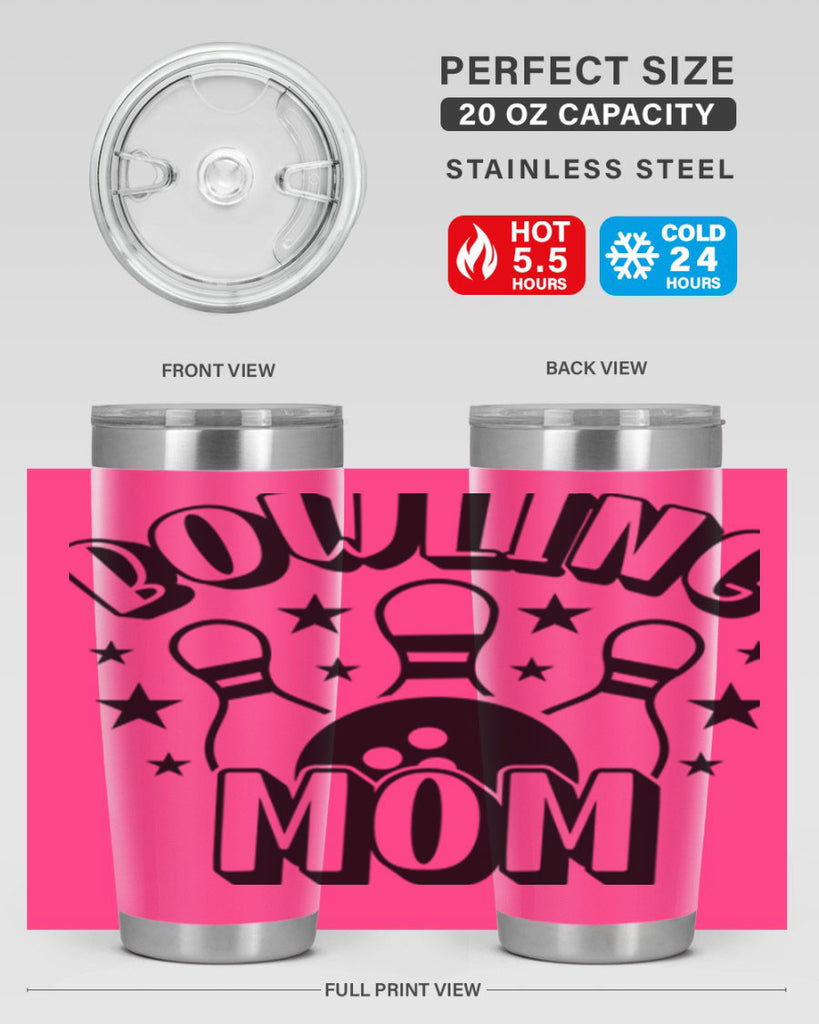 Bowling mom 1404#- bowlig- Tumbler