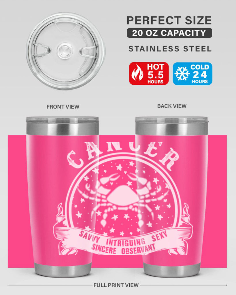 Cancer 14#- zodiac- Tumbler