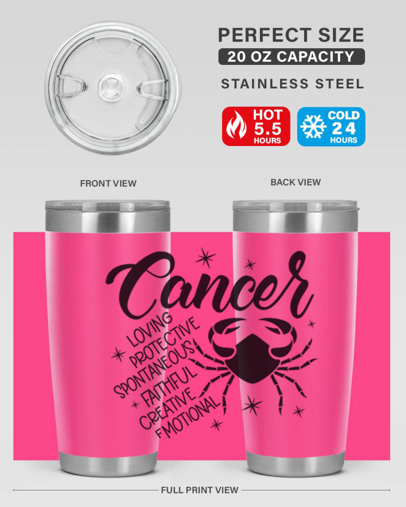 Cancer 151#- zodiac- Tumbler