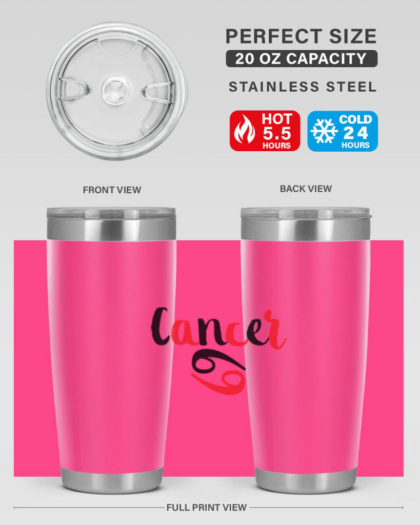 Cancer 152#- zodiac- Tumbler