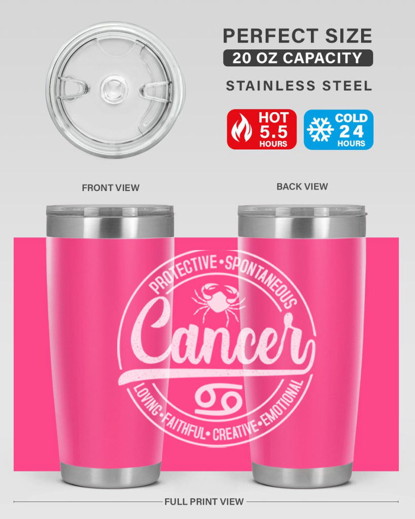 Cancer 154#- zodiac- Tumbler