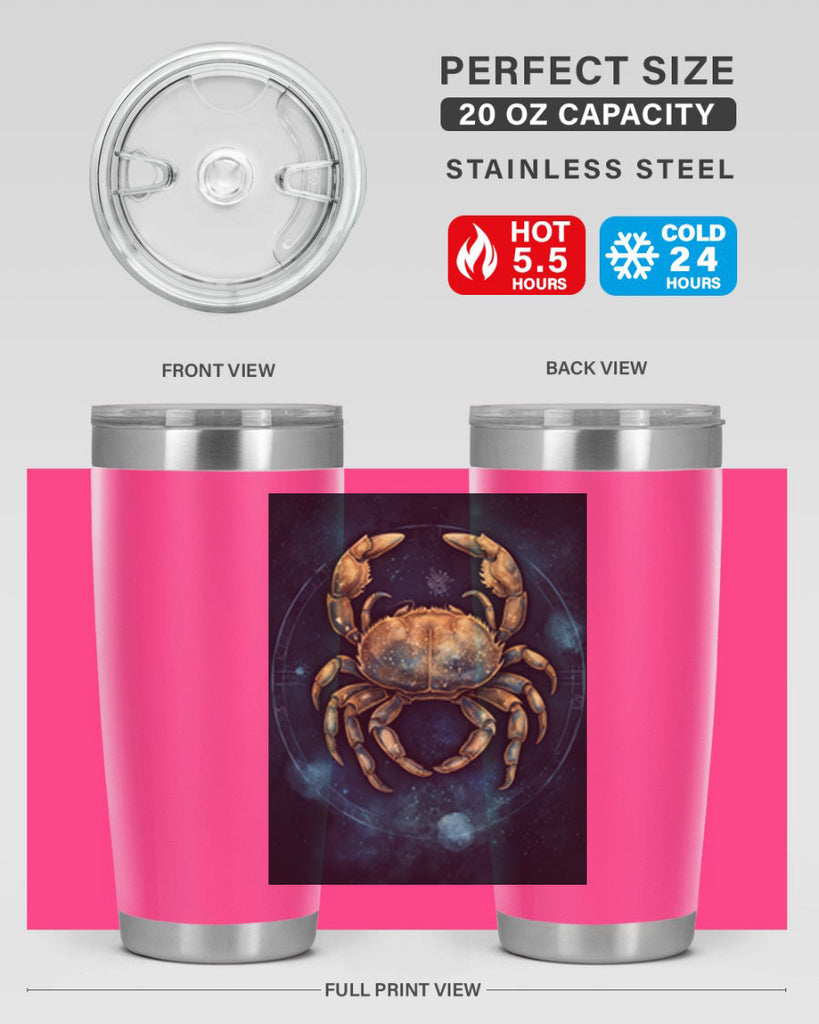 Cancer 57#- zodiac- Tumbler
