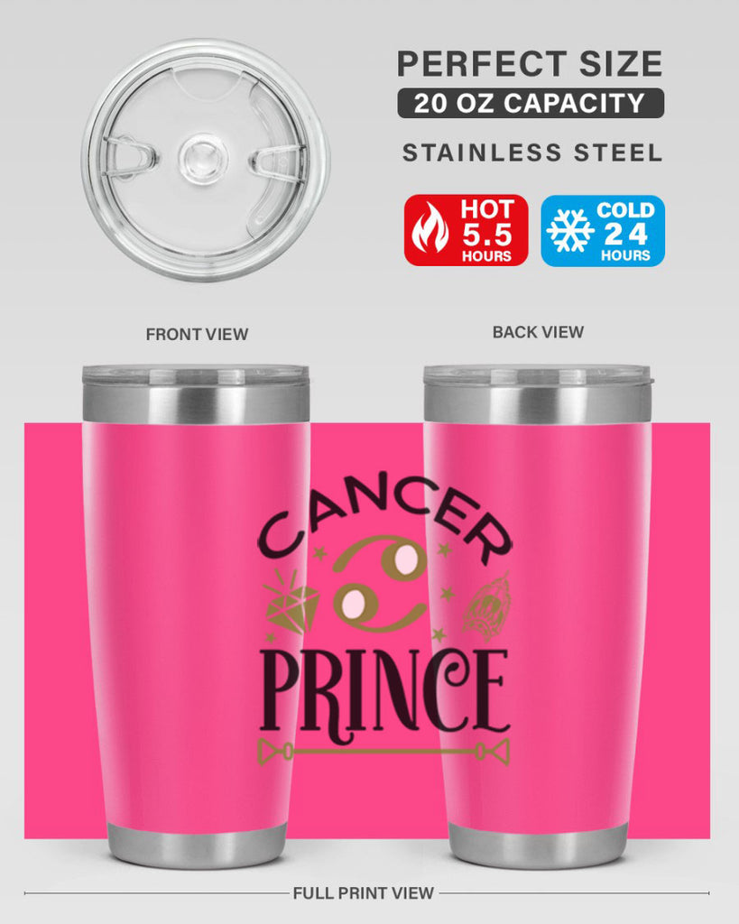 Cancer prince 159#- zodiac- Tumbler