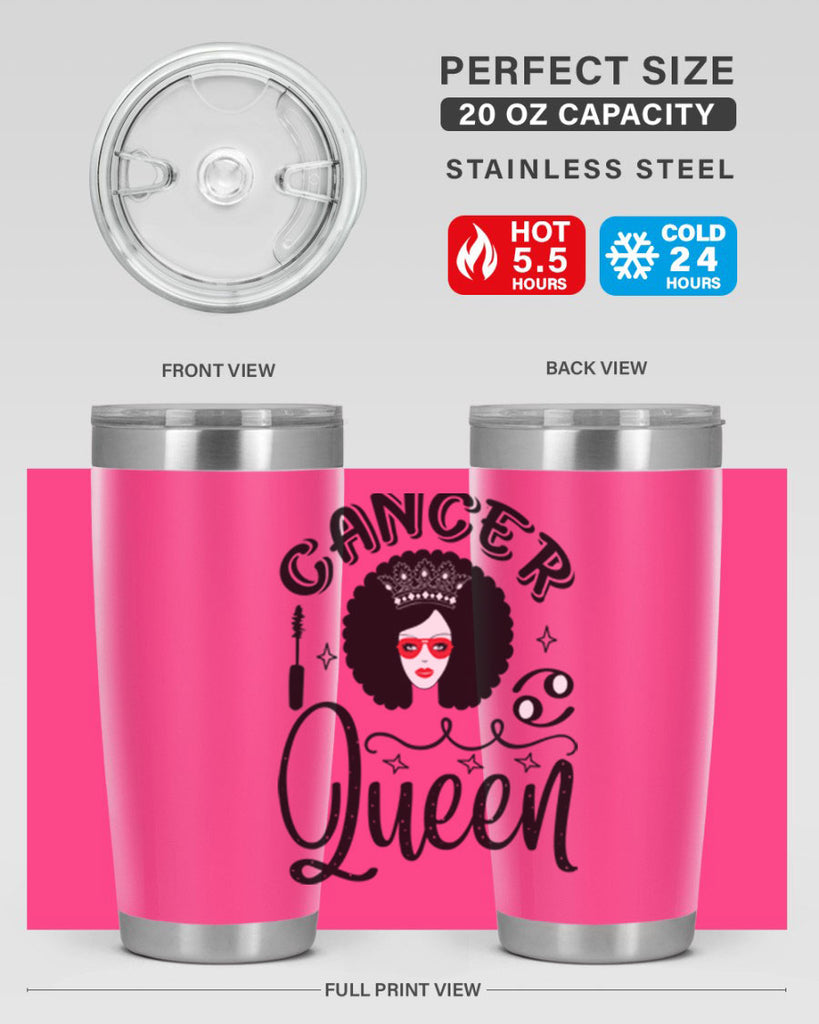Cancer queen 162#- zodiac- Tumbler