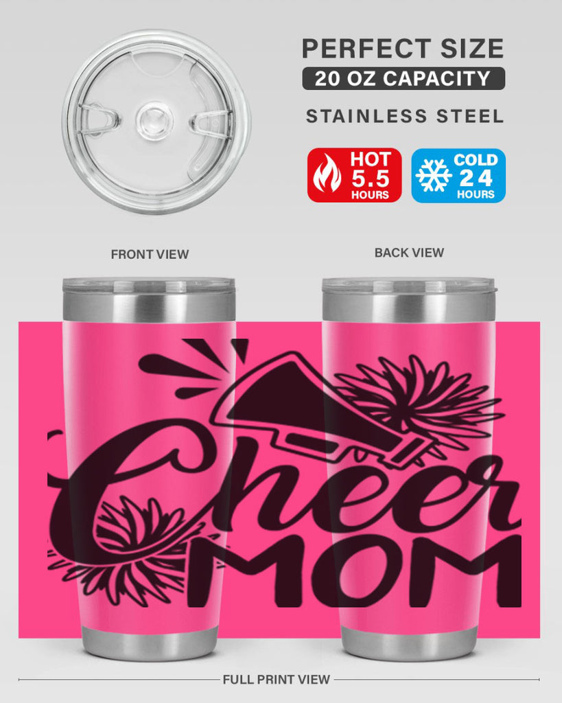 Cheer mom 1385#- cheer- Tumbler