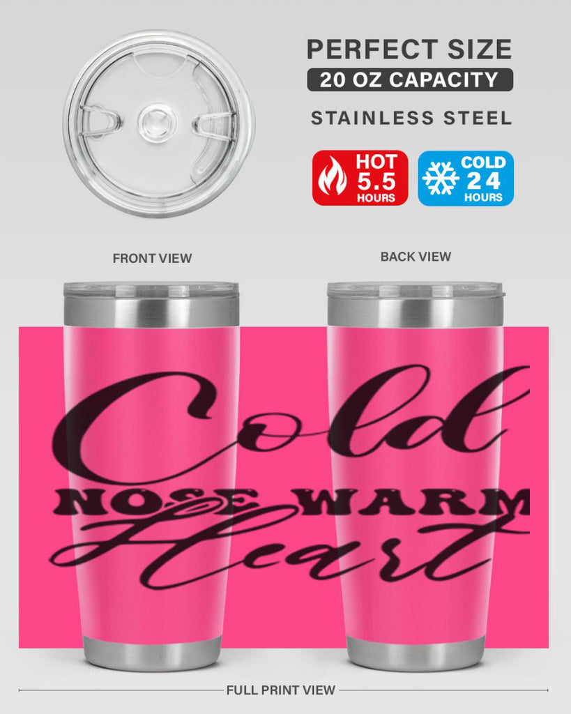 Cold nose warm heart 56#- winter- Tumbler
