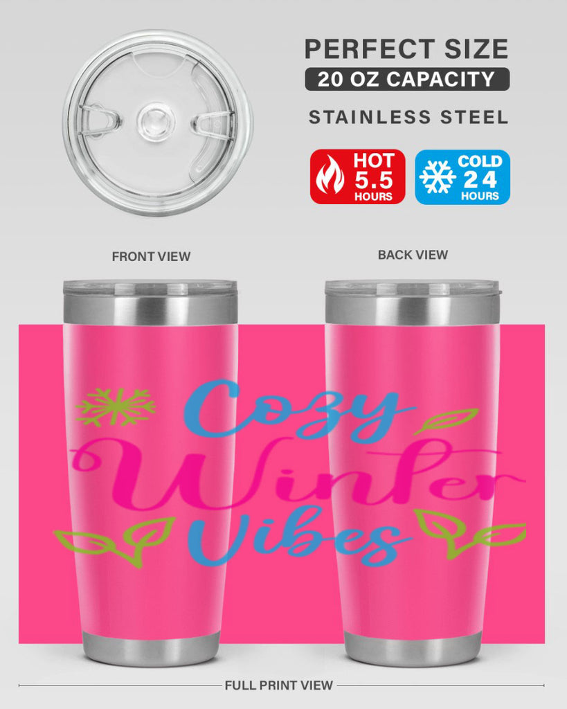 Cozy Winter Vibes 73#- winter- Tumbler