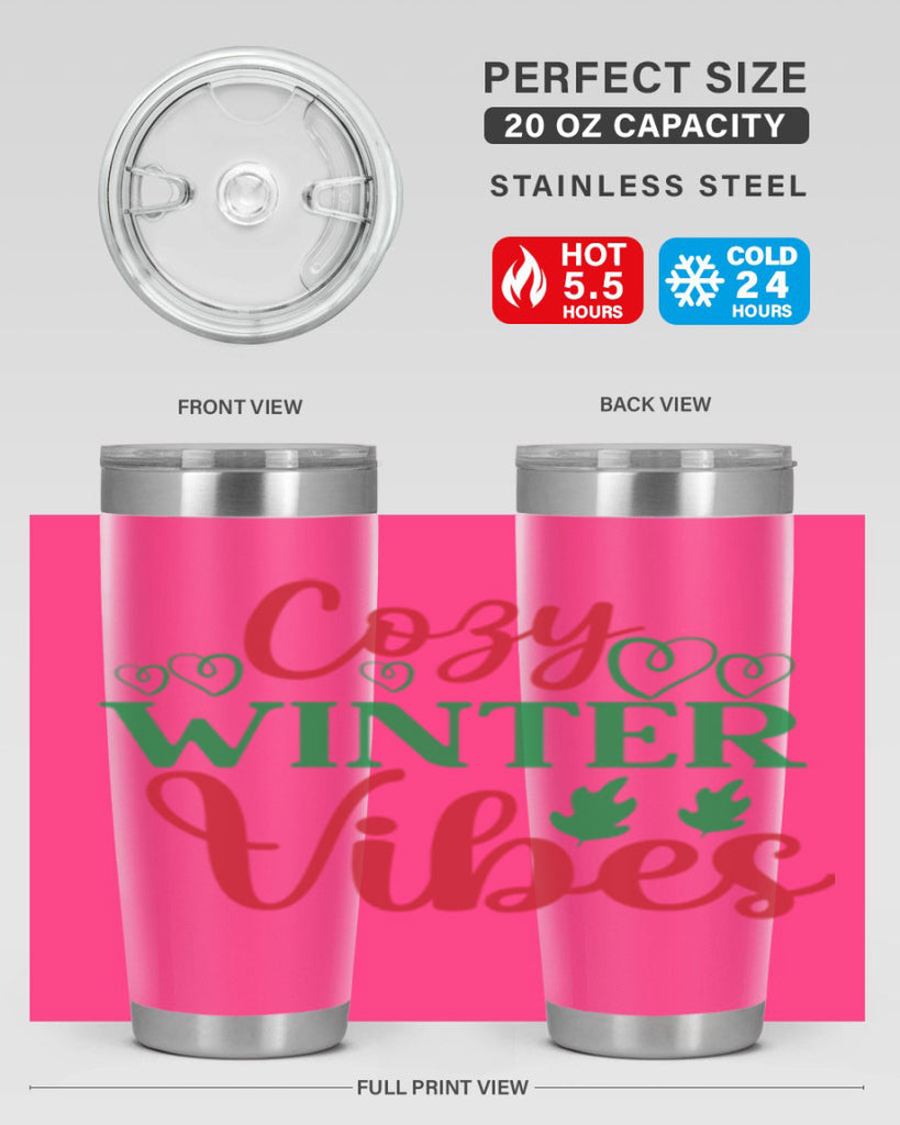 Cozy Winter Vibes 74#- winter- Tumbler