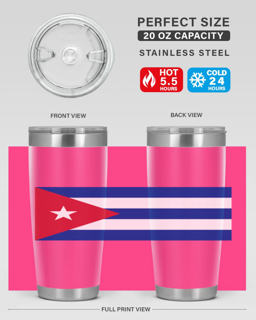 Cuba 154#- world flags- Tumbler