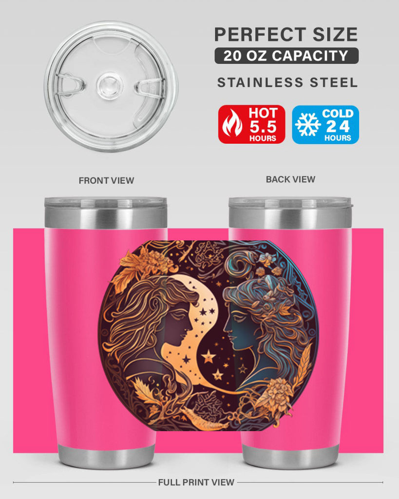 Gemini 216#- zodiac- Tumbler