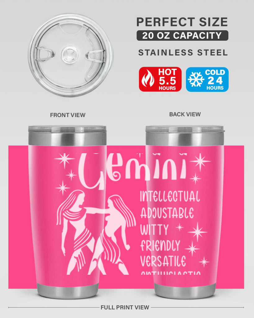 Gemini 221#- zodiac- Tumbler