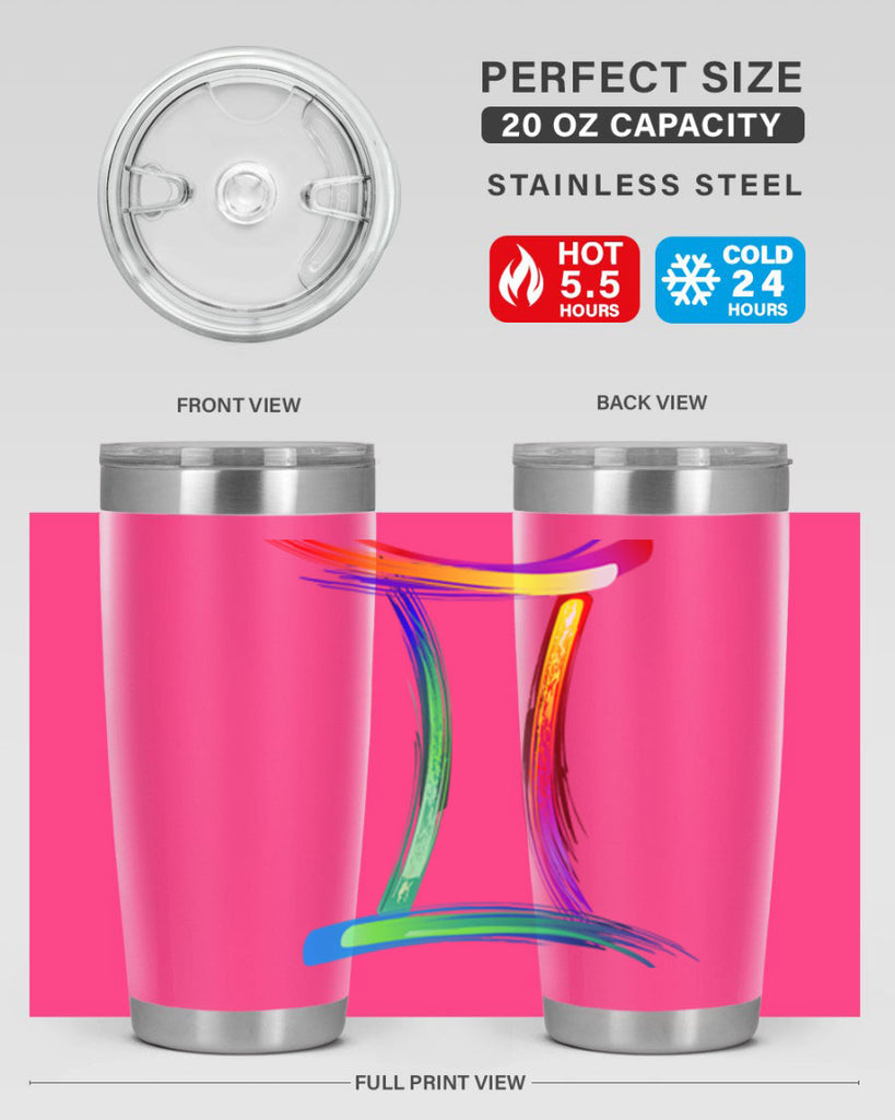 Gemini 222#- zodiac- Tumbler
