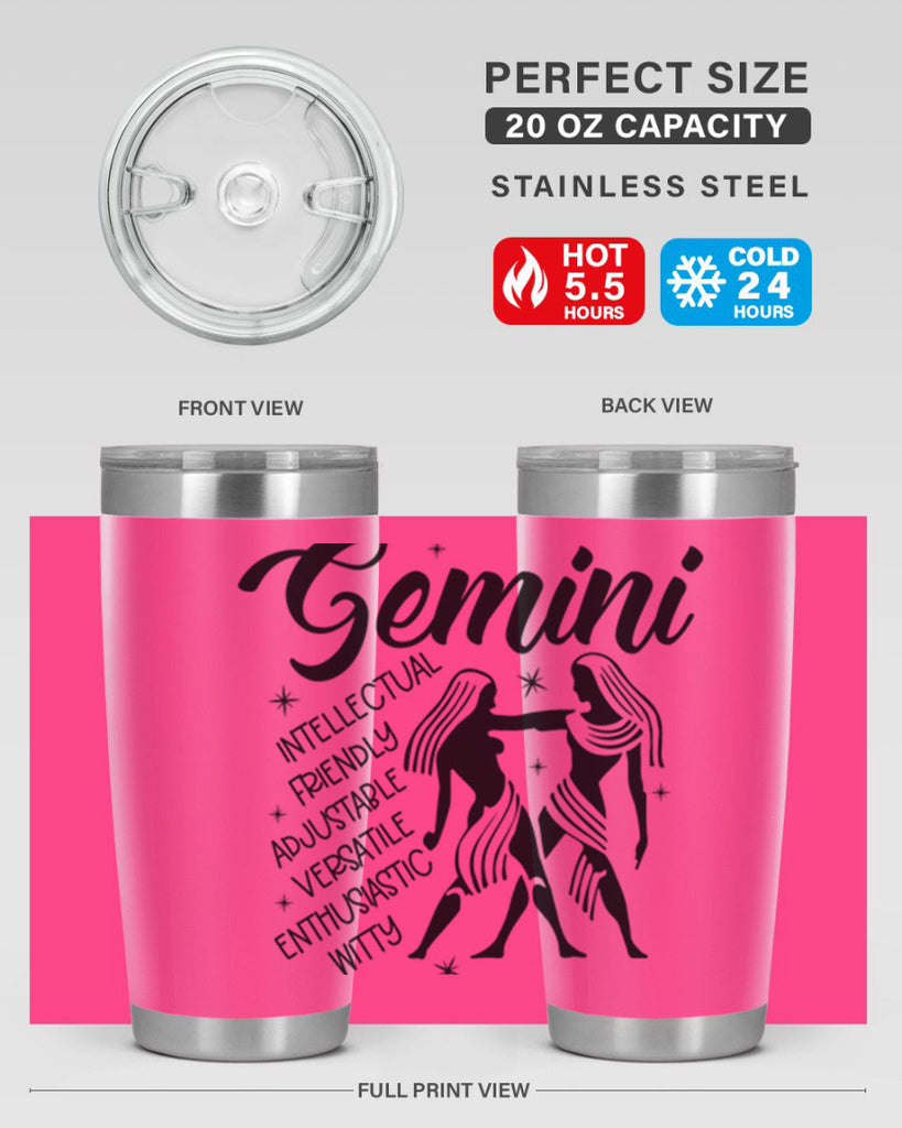 Gemini 223#- zodiac- Tumbler