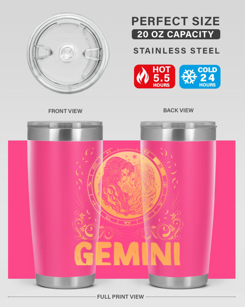 Gemini 234#- zodiac- Tumbler