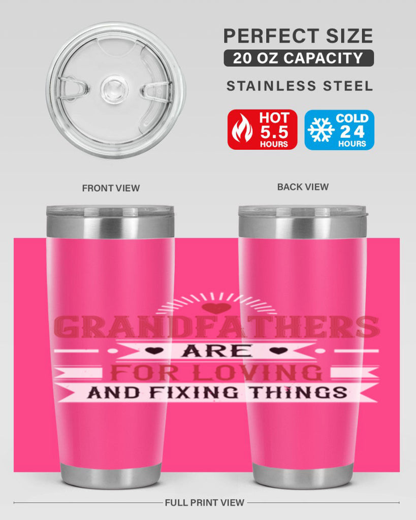 Grandfathers are for loving and fixing things 54#- grandpa - papa- Tumbler
