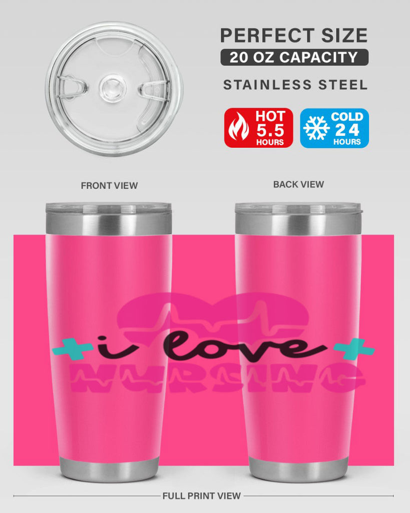 I Love Nursing Style Style 170#- nurse- tumbler