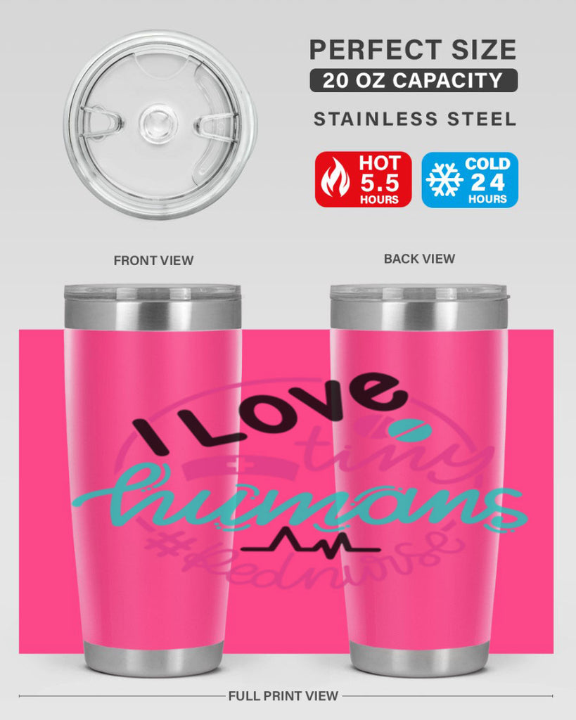 I Love Tiny Humans Red Nurse Style Style 167#- nurse- tumbler