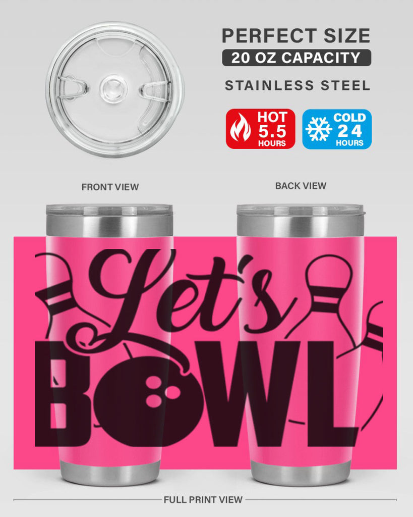 Lets bowl 929#- bowlig- Tumbler