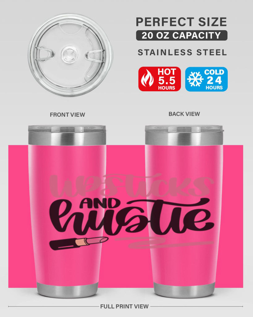 Lipstick And Hustie Style 59#- make up- Tumbler