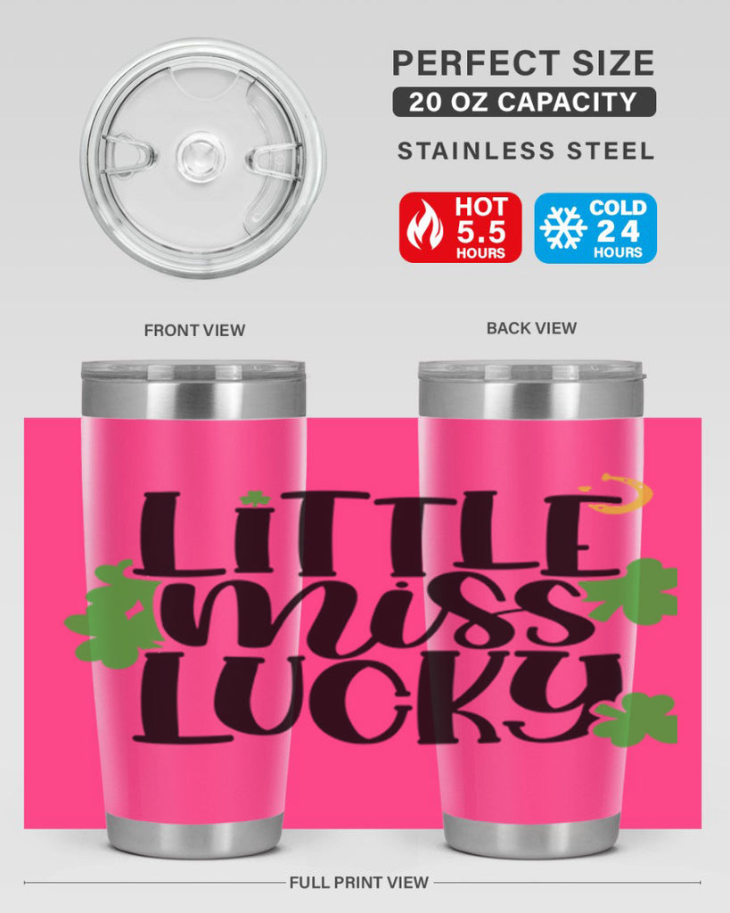 Little Miss Lucky Style 68#- St Patricks Day- Tumbler